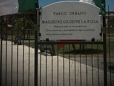 Giovedì 8 giugno il 10° anniversario del Maggiore Giuseppe La Rosa, al Parco ore 12 omaggio floreale