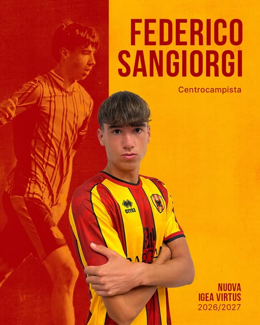 L'Igea Virtus continua il progetto per il futuro. Ingaggiato il giovane di belle speranze Federico Sangiorgi
