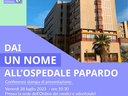 <L’ospedale Papardo di Messina cambia nome: lo sceglieranno i cittadini>