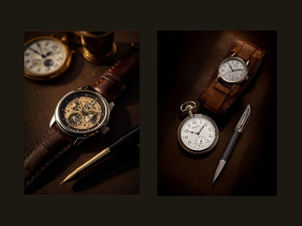 Hans Wilsdorf — vintage watches and pocket watch