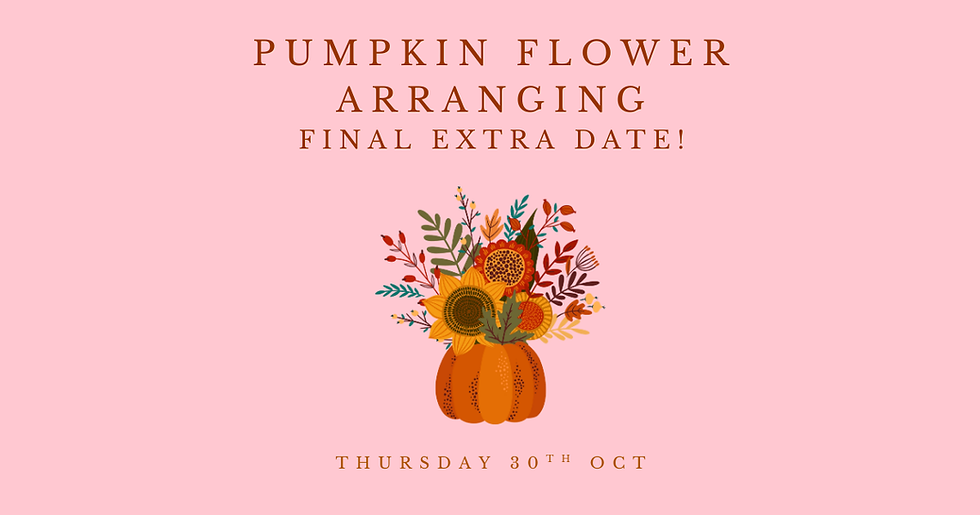 Flower Pumpkin Arranging | Final Extra Date