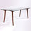 Thumbnail: Juni Modern Dining Table - Glass Top & Walnut Wood