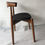 Thumbnail: Hannah Chair - Round Seat - Walnut & Black Leather