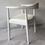 Thumbnail: Embla Chair - White & White Leather