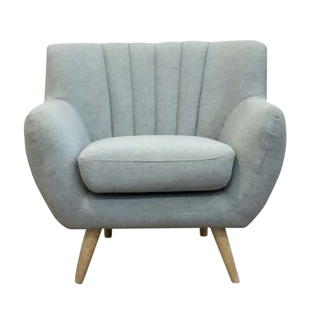 Lilly 1-Seater Lounge Chair - Light Grey