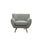 Thumbnail: Lilly 1-Seater Lounge Chair - Light Grey