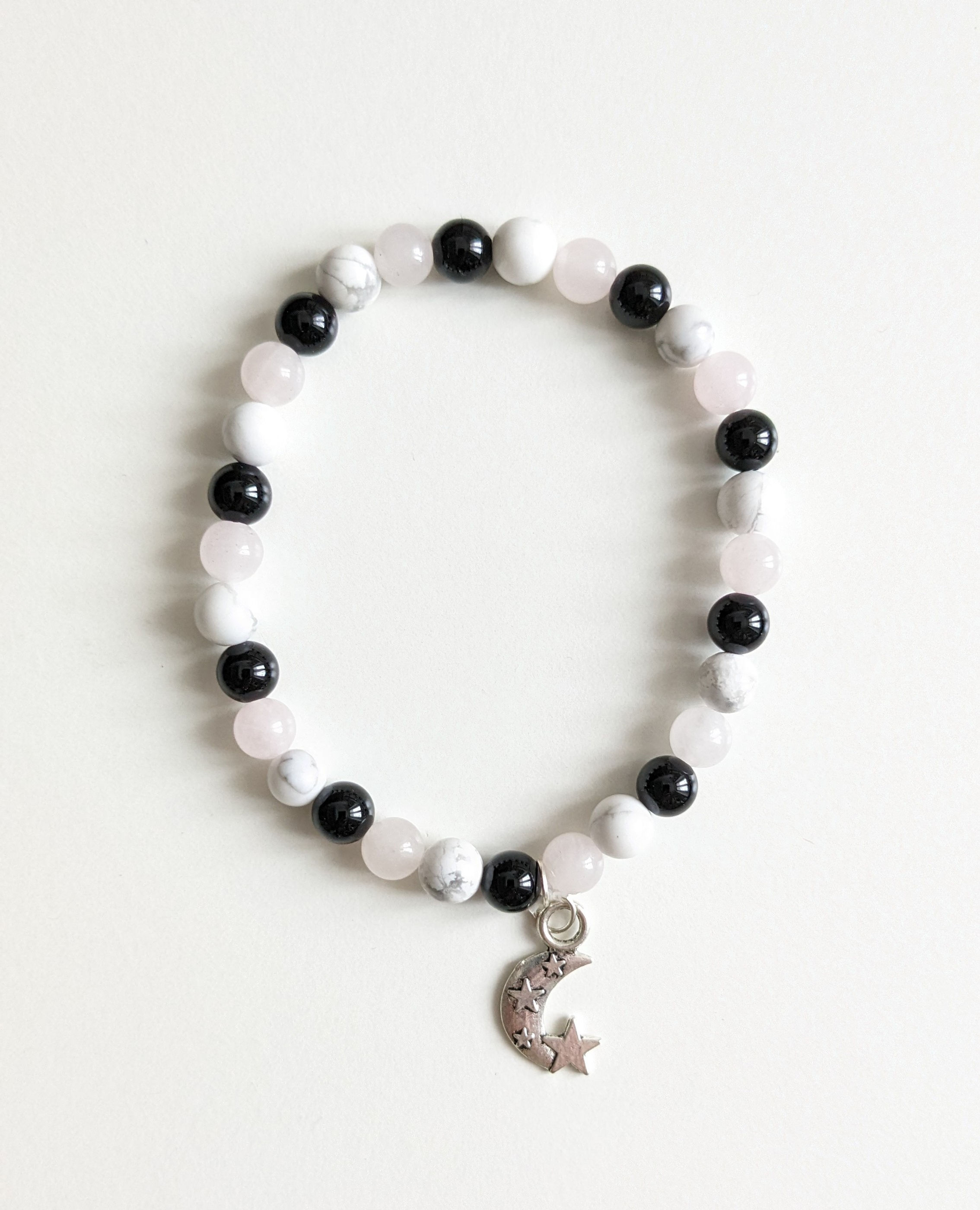 Quartz Rose + Howlite + Onyx