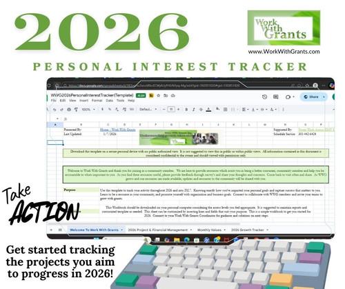 2026 Personal Interest Tracker | Work With Grants