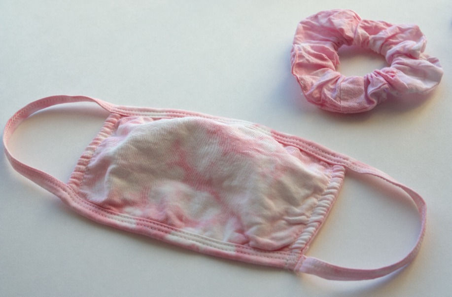Rose Pink Tie Dye Set