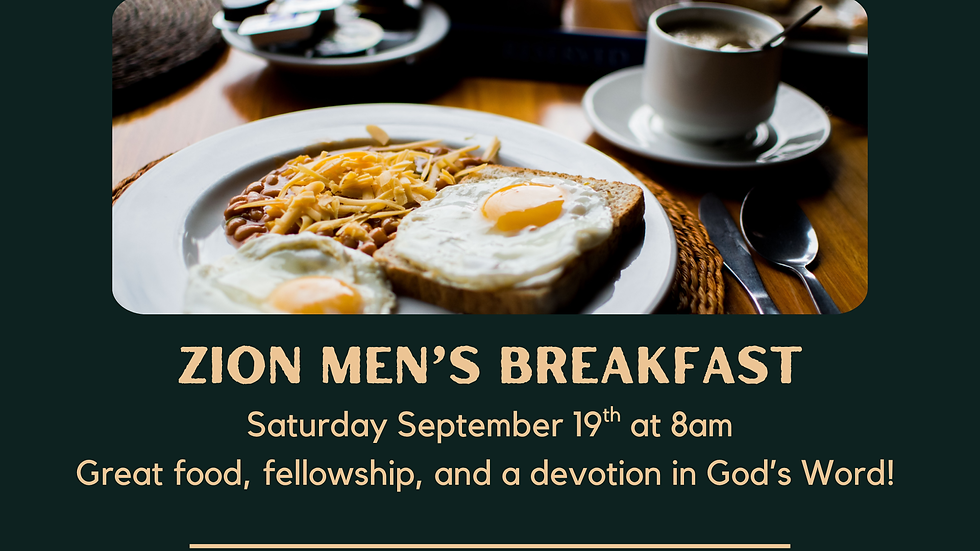 Zion Men's Breakfast