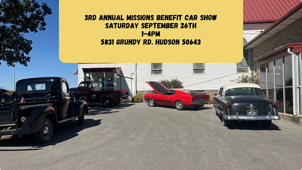 3rd Annual-Zion Missions Benefit Car Show
