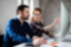 Small business creating a website for their business.