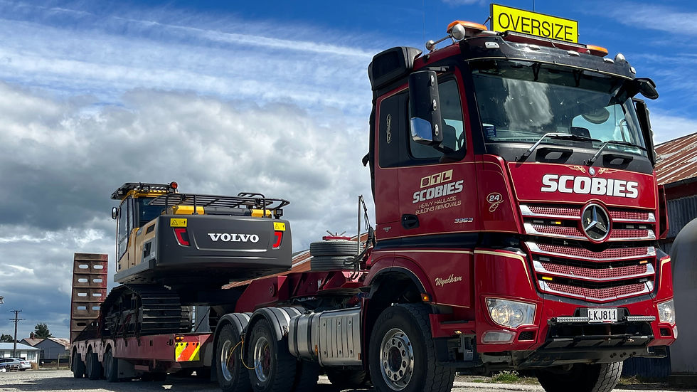 Volvo Digger, transporter