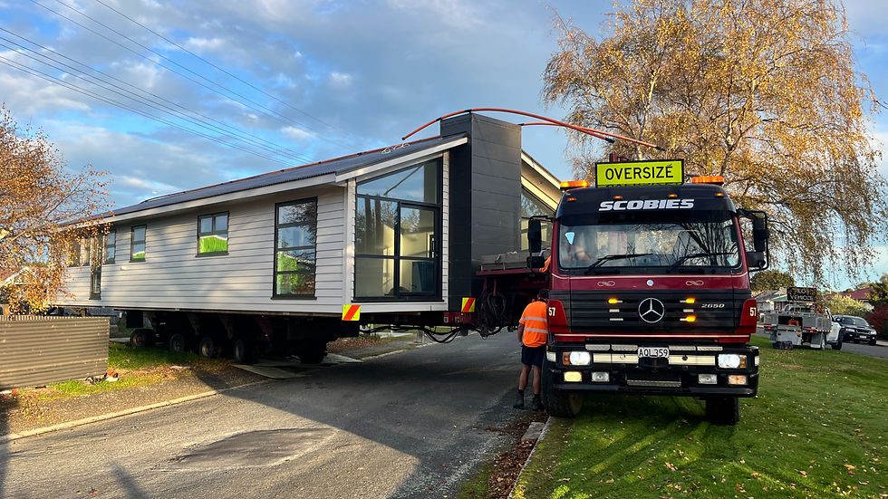 House entering new Site