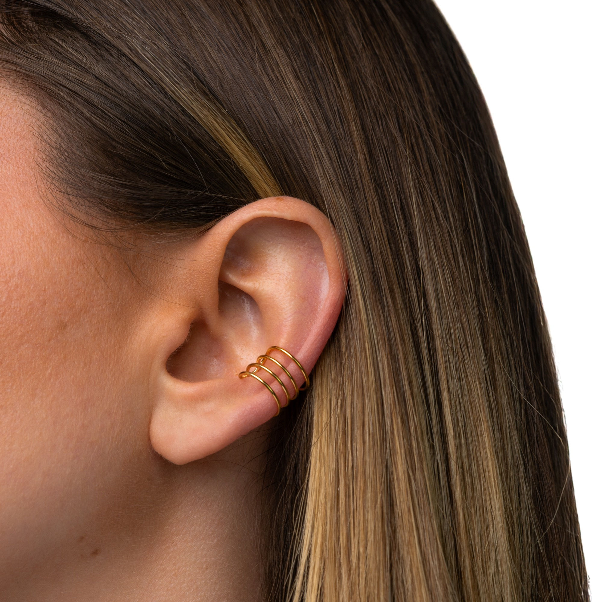 Earcuff Lola porté vue de face