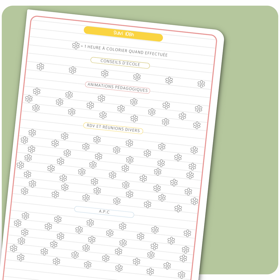 Miniature : Cahier administratif imprimable