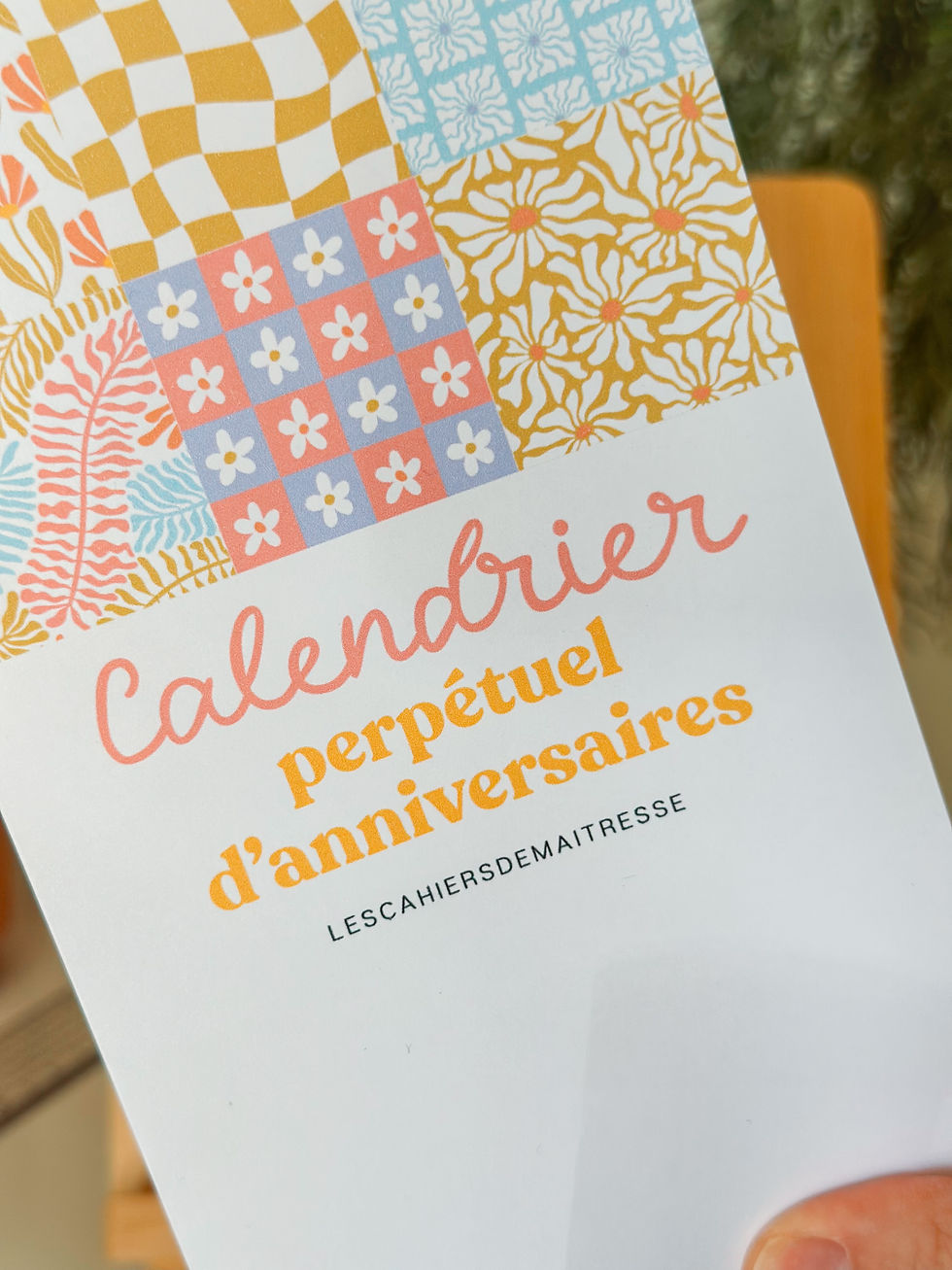 Miniature : Calendrier perpétuel anniversaires