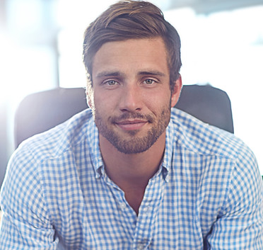 Man with Checkered Shirt