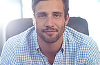 Man with Checkered Shirt