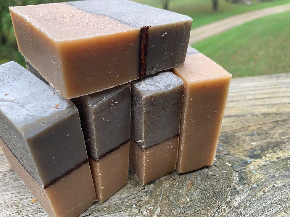 Thumbnail: Drakkar scent goat milk soap for face and body