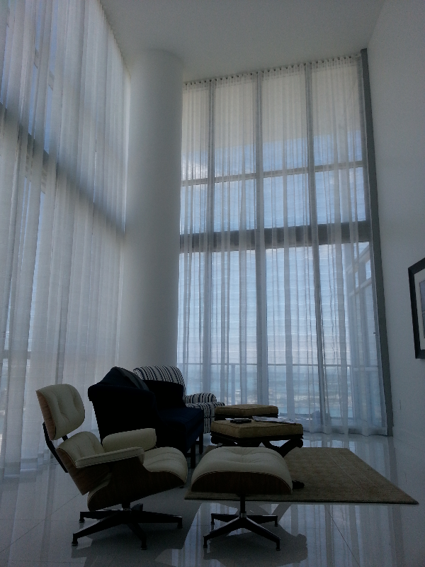 Automated Ripple Fold Sheer Drapery