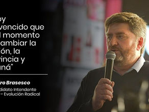 Brasesco: "Hay que hacer una transformación en Paraná que perdure en el tiempo"