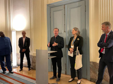 Martín Piaggio representa a las ciudades de América en Suiza