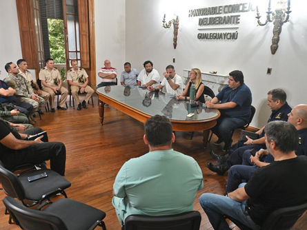 Crecida del río Gualeguaychú: el Comité de Crisis planificó las acciones de trabajo