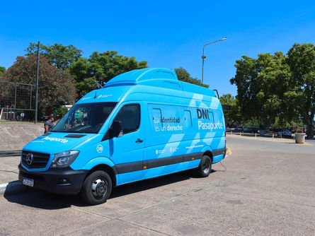 El móvil de RENAPER está en la ciudad