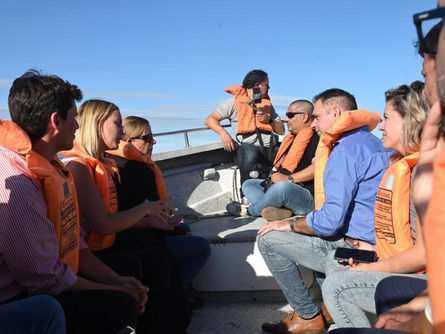 Municipio y Provincia articulan asistencia ante la crecida del río