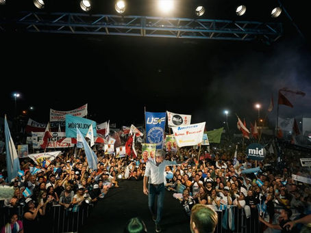 Frigerio cerró su campaña desde Concordia. “El Gringo Azcué y su equipo harán historia”, pronosticó