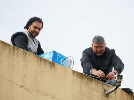 La Municipalidad coloca las cámaras en las escuelas de Colón