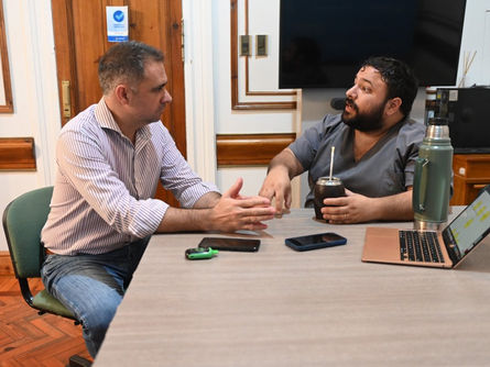 Davico se interiorizó sobre el sistema sanitario local