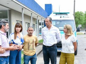 La Provincia dotó de una ambulancia a la unidad sanitaria que funcionará en el Parque Industrial