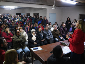 Rosario Romero anunció ante la Asamblea Vecinalista la creación de un banco de tierras en Paraná