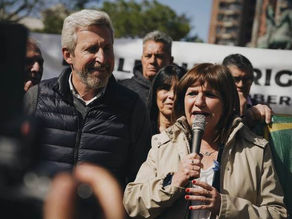 Rogelio Frigerio y Patricia Bullrich compartieron acto en Victoria