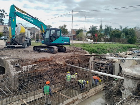 Se avanza con el entubado del conducto pluvial de la cuenca Salta