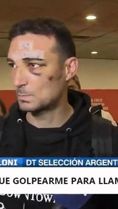 Scaloni disgustado por la goleada de la Selección