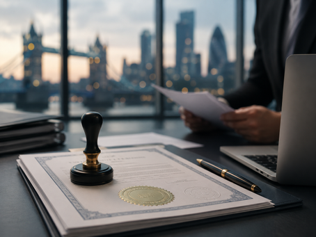 Apostille Company Documents in London