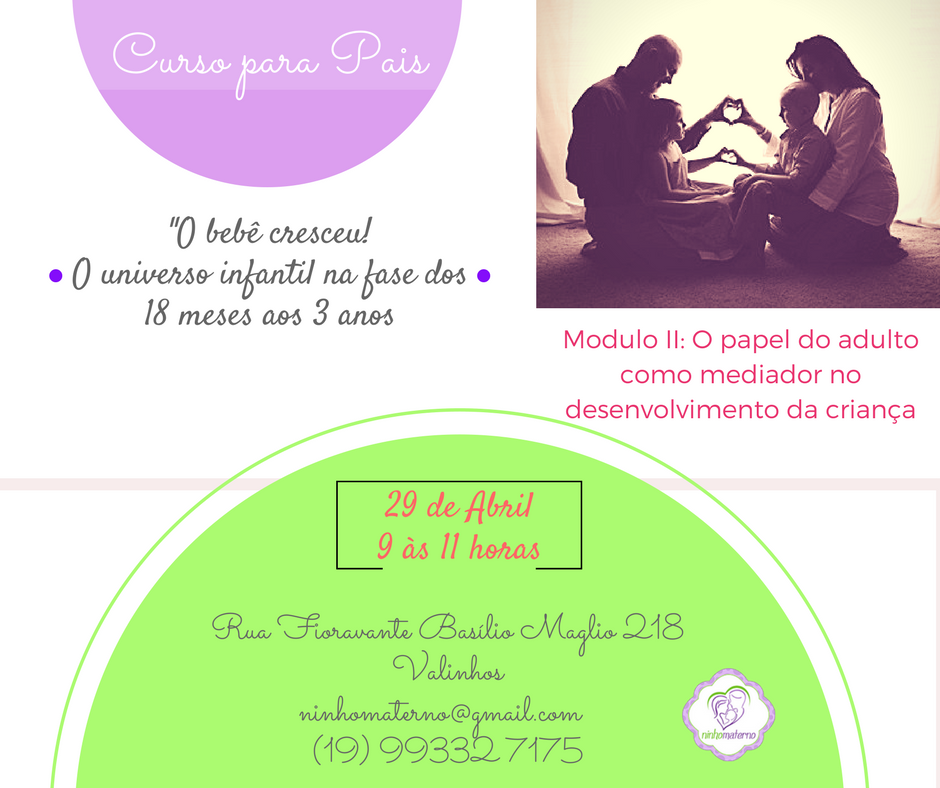 Curso pais e educadores em Valinhos