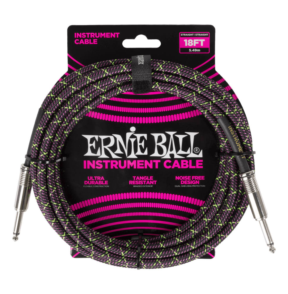 Ernie Ball instrument cable, 16FT