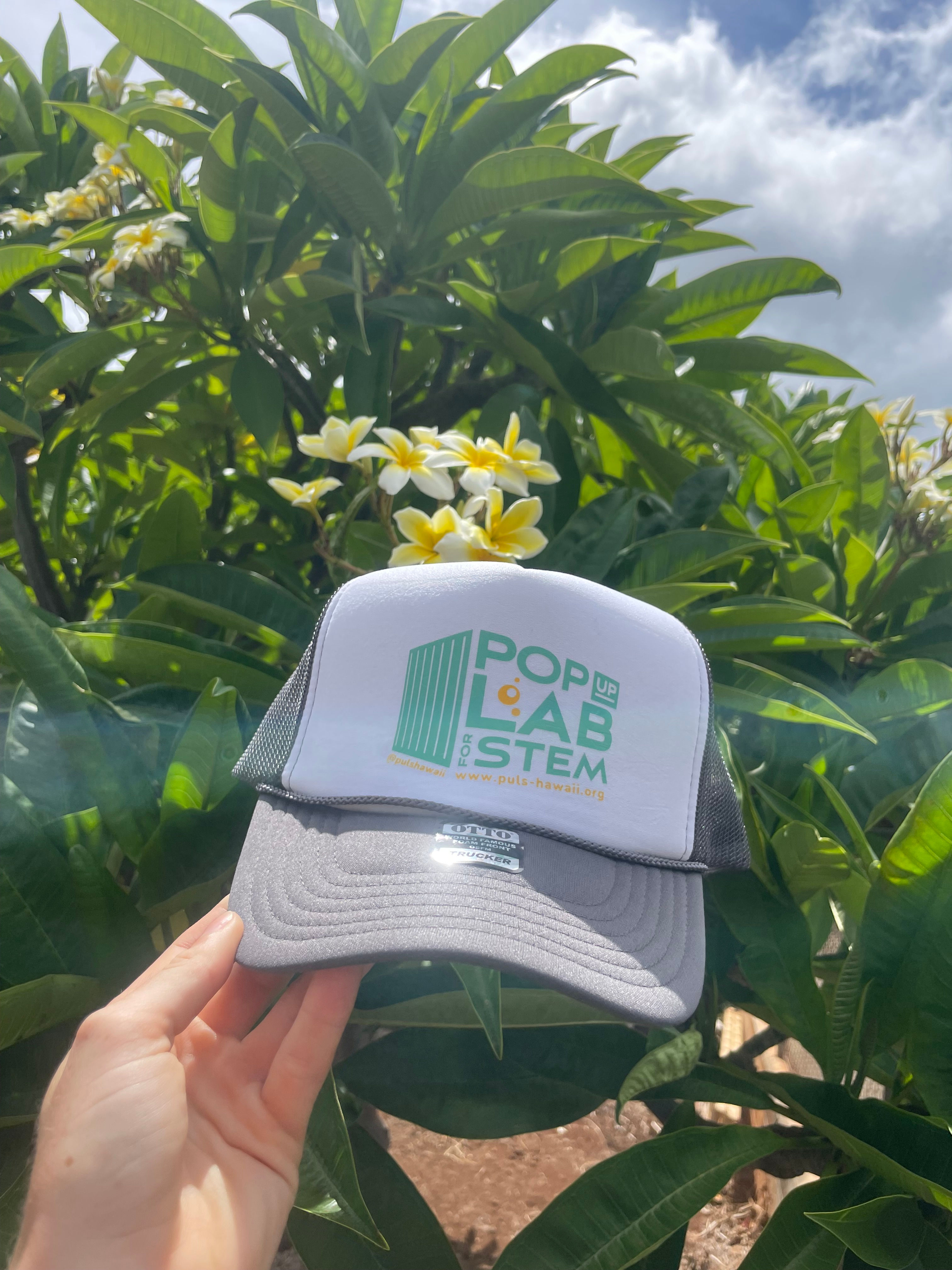 Official PULS Logo White Trucker Hat