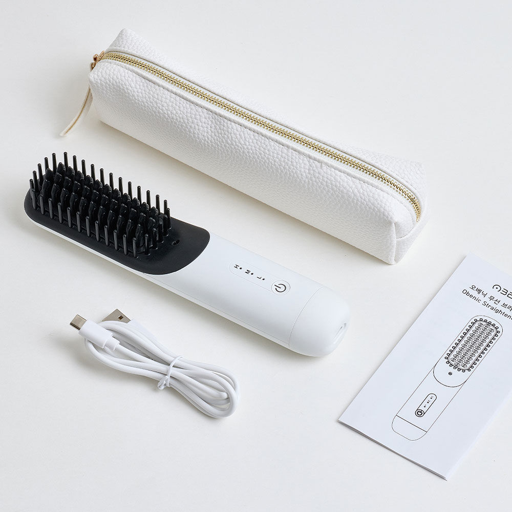 오베닉 무선 빗 고데기