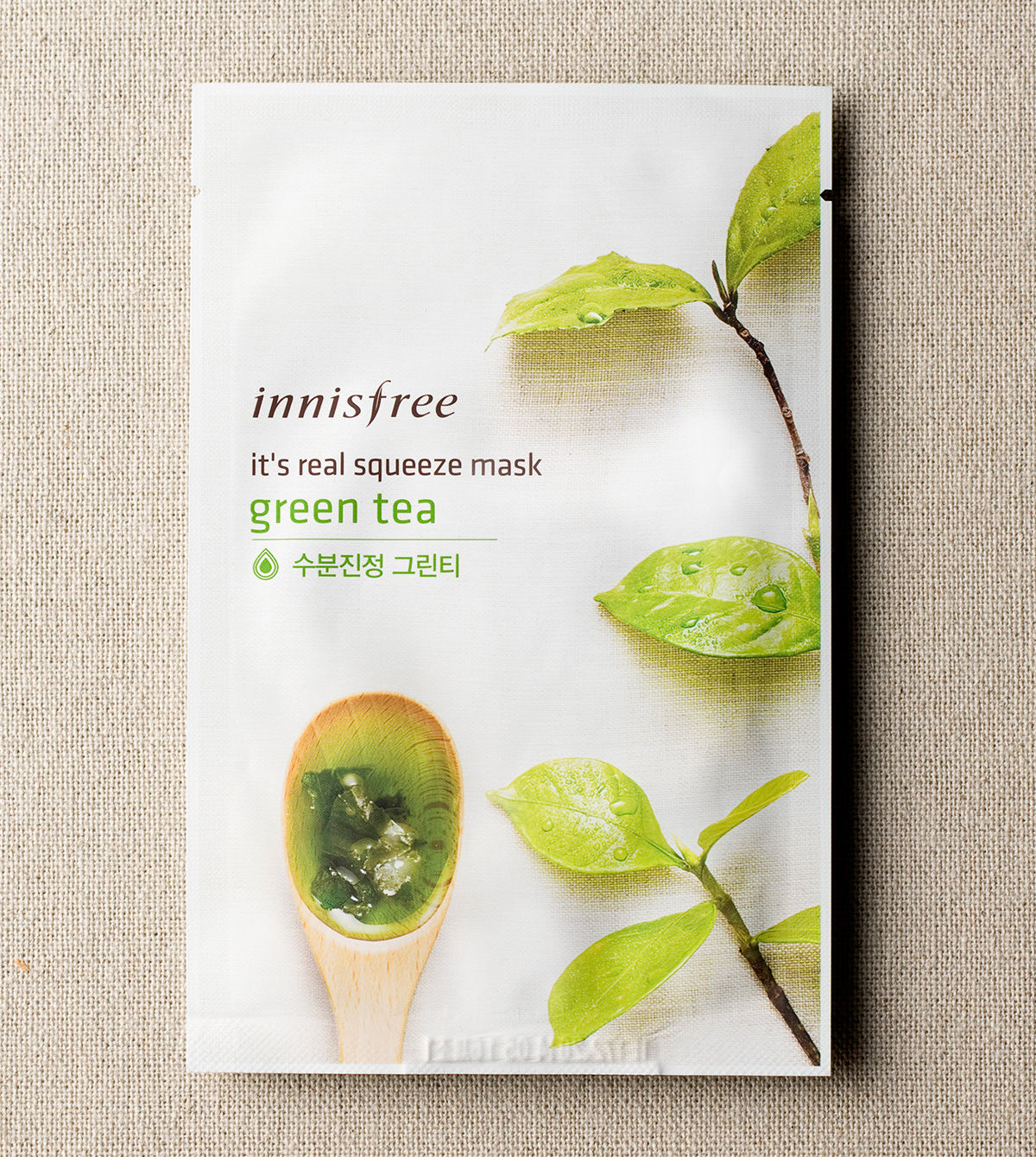 Innisfree It's Real Squeeze Mask - Green tea 1sheet 20ml IDR 30,000