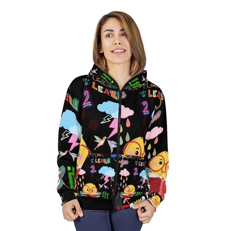 Thumbnail: GOODIES APPAREL Unisex Zip Hoodie (AOP)
