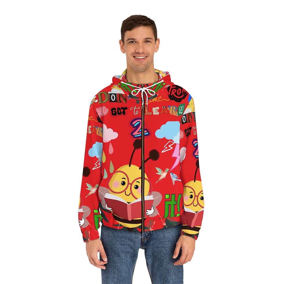 Thumbnail: GOODIES APPAREL Men's Full-Zip Hoodie (AOP)