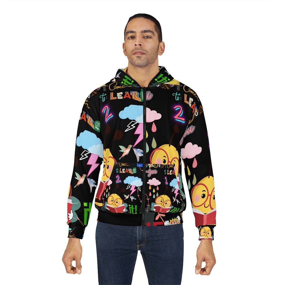 Thumbnail: GOODIES APPAREL Unisex Zip Hoodie (AOP)