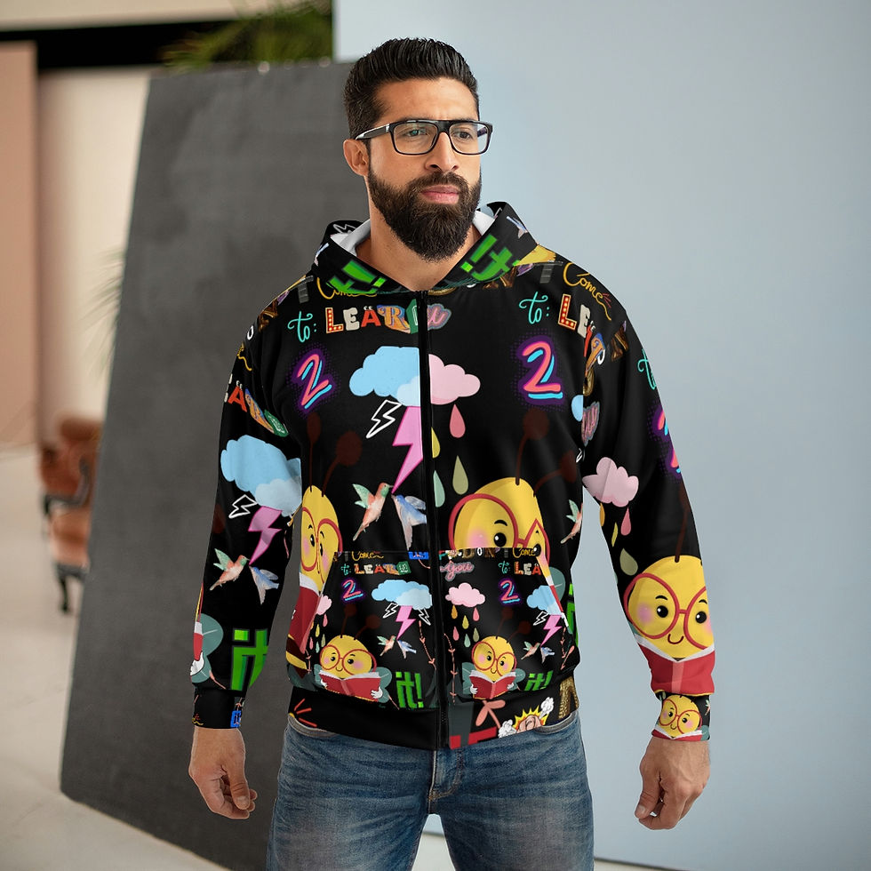 Thumbnail: GOODIES APPAREL Unisex Zip Hoodie (AOP)