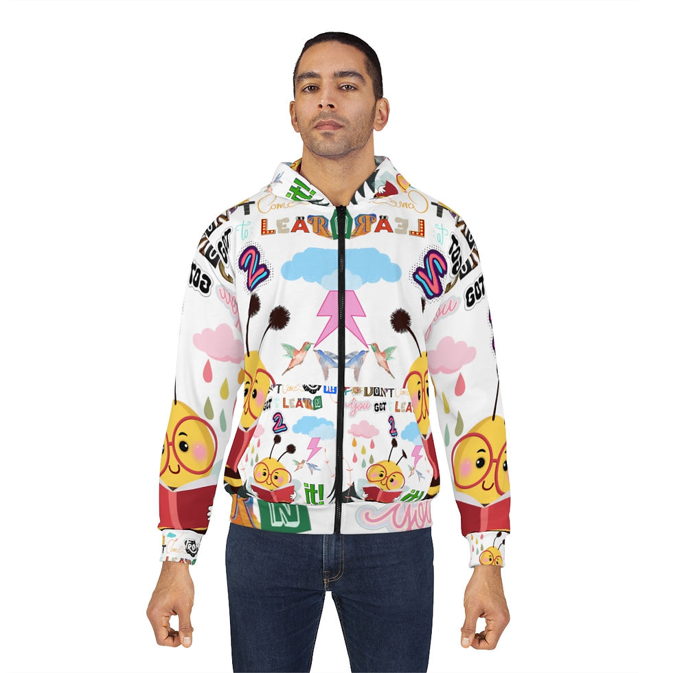 Thumbnail: Copy of Unisex Zip Hoodie (AOP)