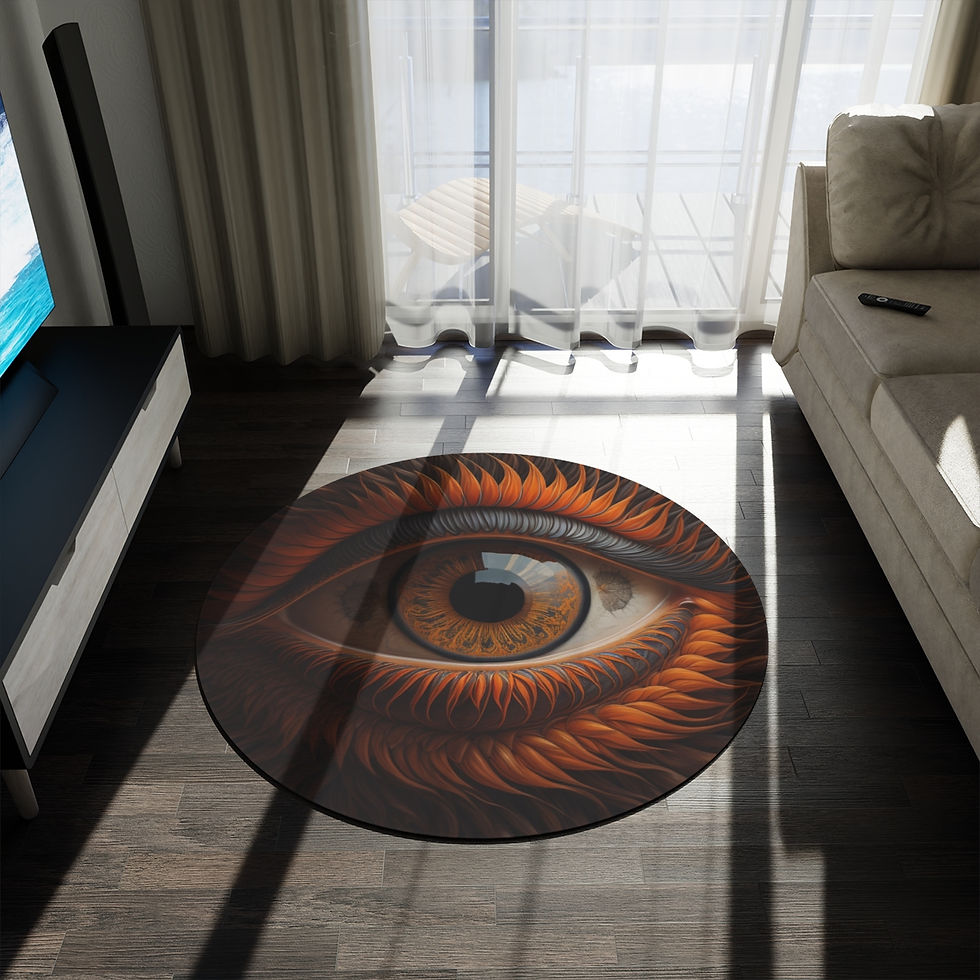 Miniature : Spectrum Round Rug